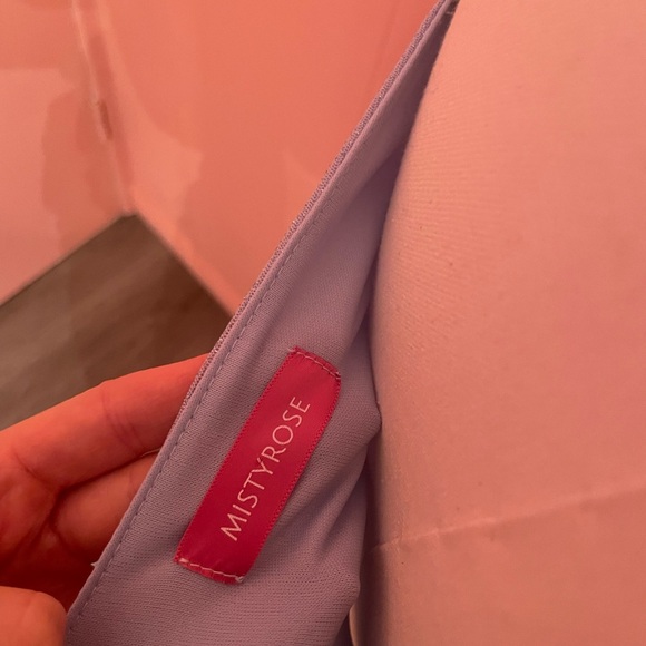 Misty Rose Baby Blue Sparkle Dress - Picture 5 of 5